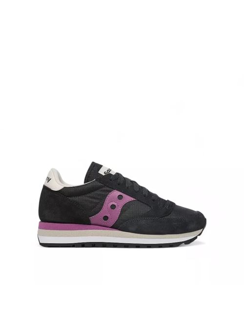 Scarpa triple jazz donna colore nero e fucsia SAUCONY | JAZZ TRIPLE 6053048